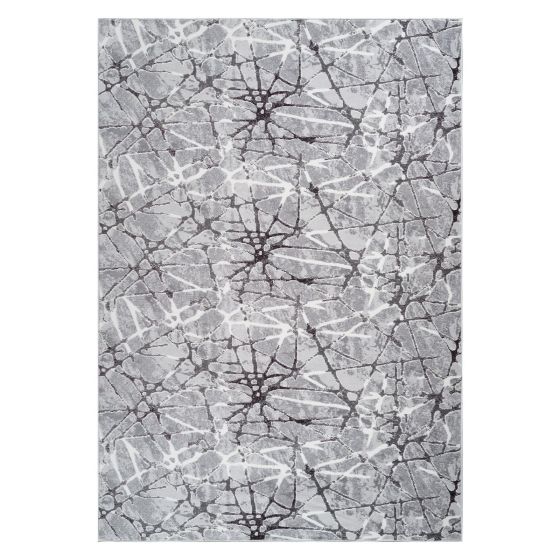 Tapis lavable à motifs gris - SOFT 76