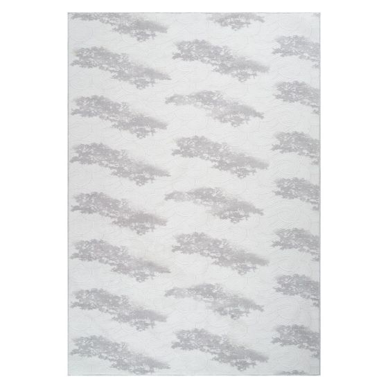 Tapis lavable à motifs gris - SOFT 98