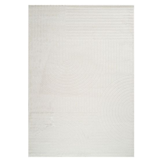 Tapis moderne arc crème - ELA 27