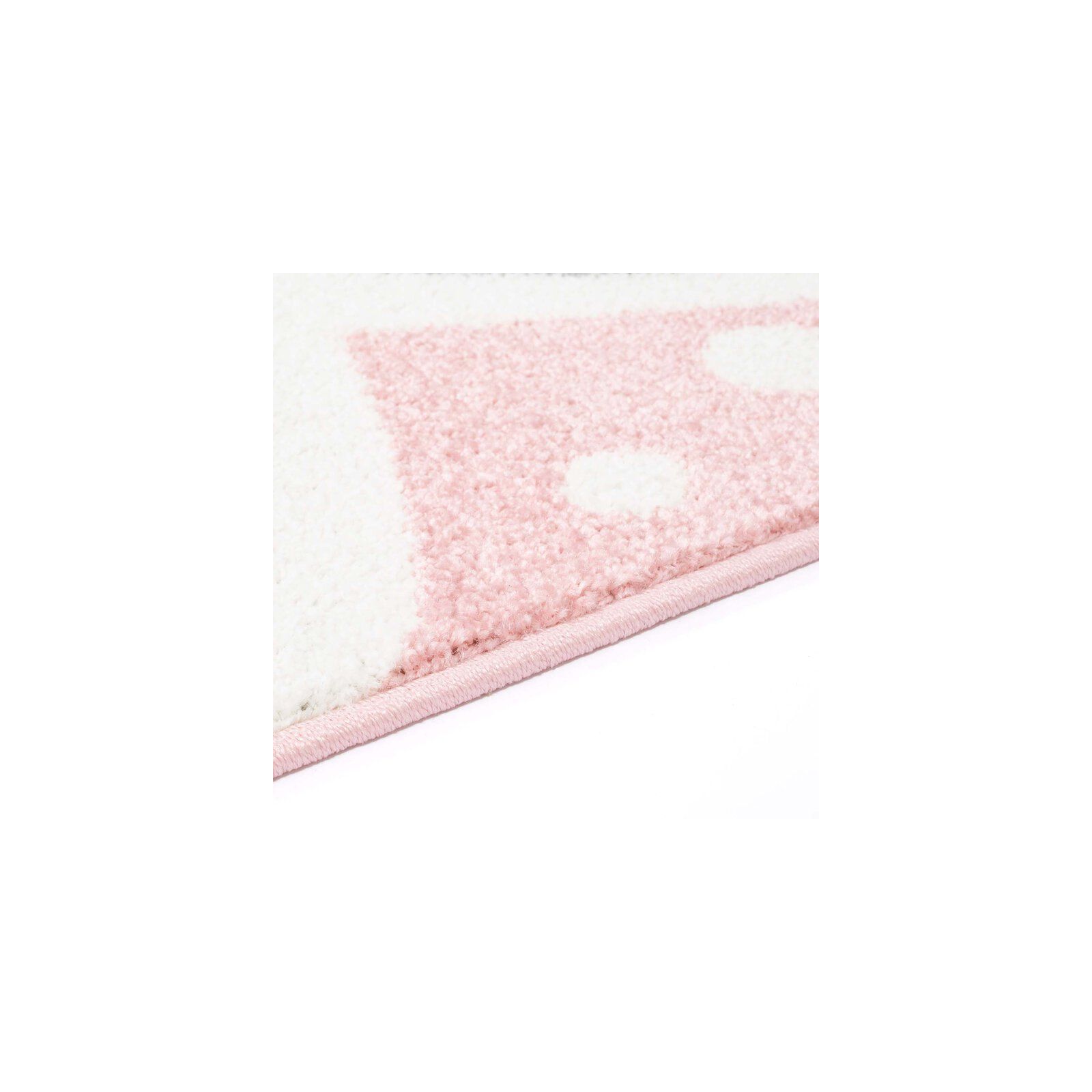 Tapis enfant Bubble lapin rose