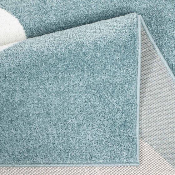 Tapis enfant Bubble nuage bleu