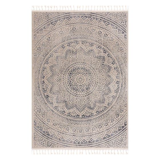 Tapis mandala gris - ART 1652