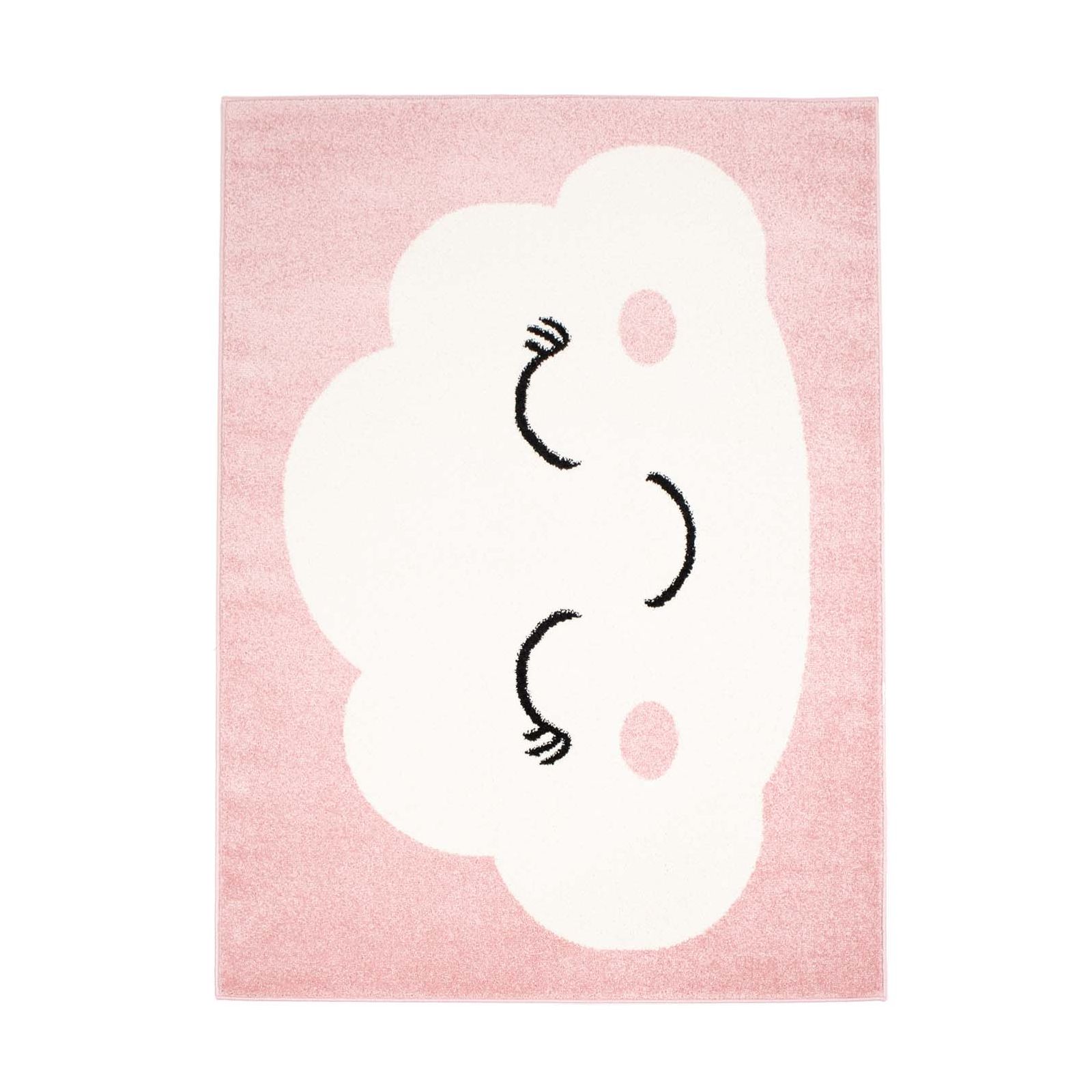 Tapis enfant Bubble nuage rose