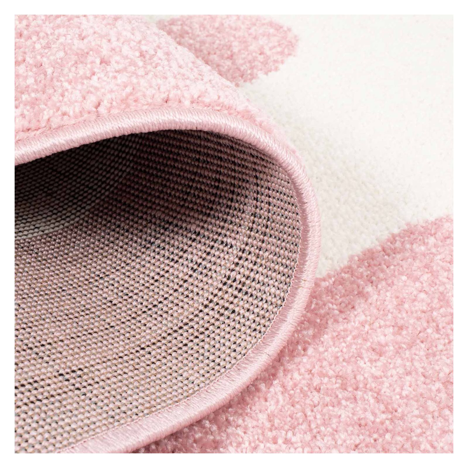 Tapis enfant Bubble nuage rose