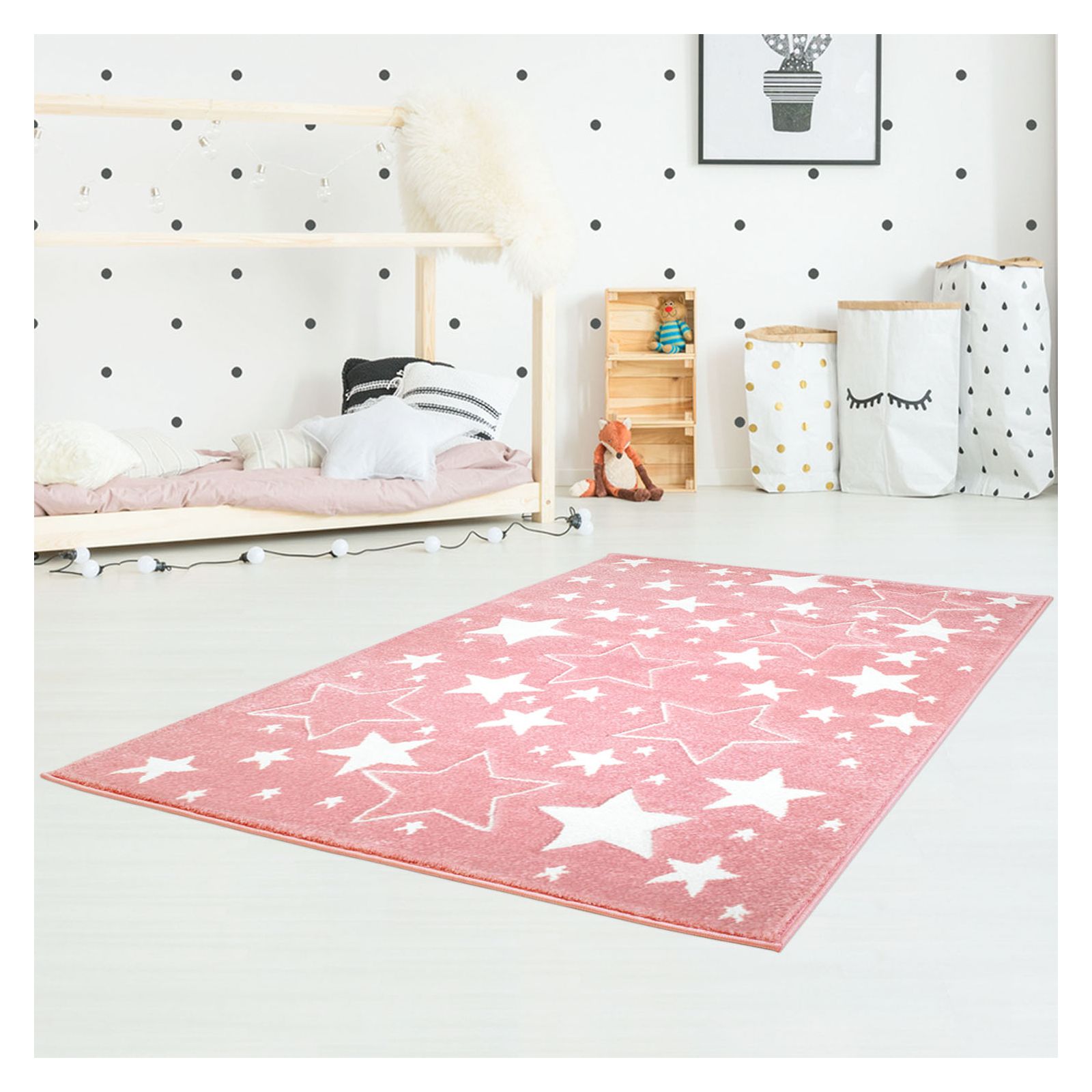 Tapis enfant Bueno etoile rose