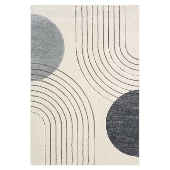 Tapis bohème gris TULUM