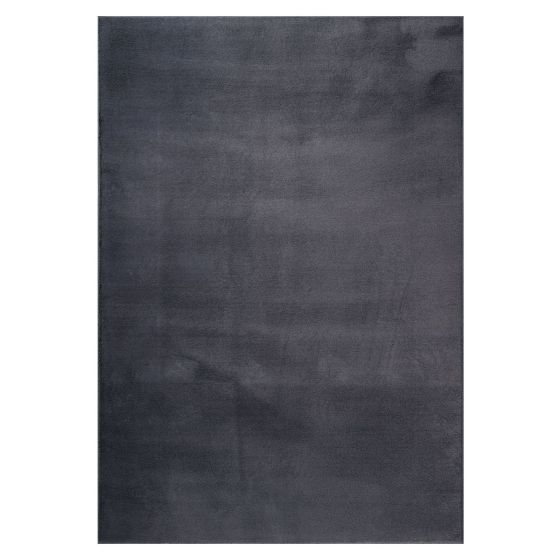 Tapis doux lavable gris anthracite - COSY